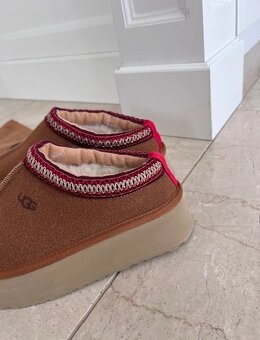 Ugg tazz platform camel čizmy zimné hrubo zateplené - 2