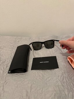 Slnečné okuliare YSL originál + kožené púzdro - 2