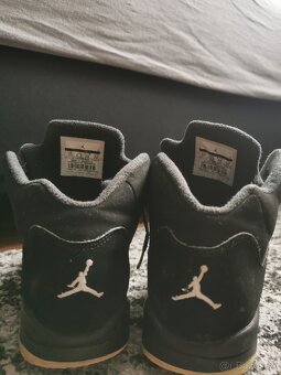 Jordan 5s Black Metallic silver - 2