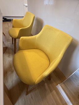 Stoličky masív dub 6ks - 2