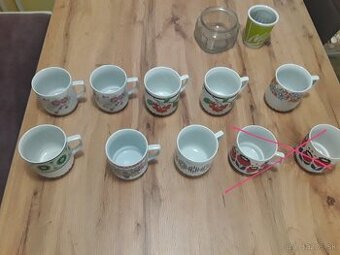 Retro hrnceky,taniere,mixer,slahač, - 2