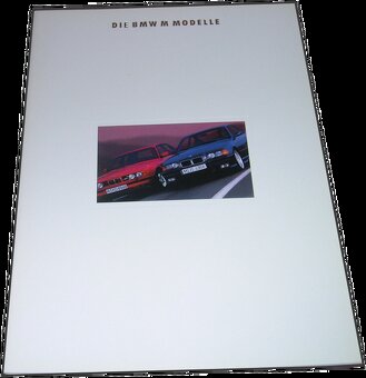 Prospekty katalog BMW 8 E31 850 840 M3 E46 6 E24 Z1 7 E38 M5 - 2