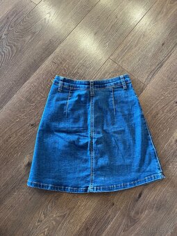 Riflová sukňa XS - 2