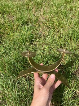 Mosadzný svietnik - 2