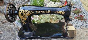 Šijací stroj Singer dekorácia - 2