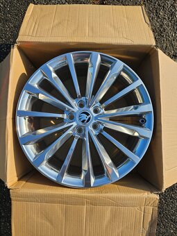 Nová alu kola Trinity leštěné 19" Škoda Superb L&K - 2