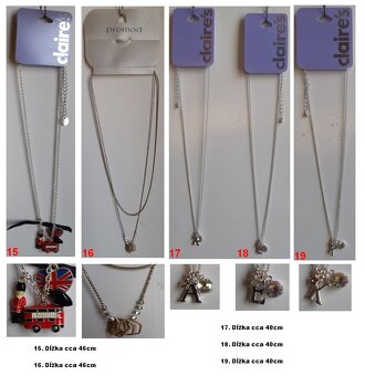 Nahrdelniky - bizuteria Claire's - 2