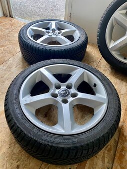ALU disky Opel 17” + pneu 225/45 ZR17 Kormoran All Season - 2