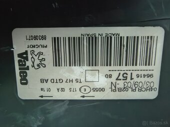 Peugeot 307 predné svetlo - 2