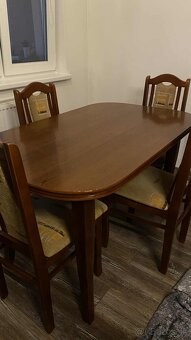 Jedálensky stôl +stoličky - 2