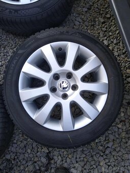 Alu 5 x 112 R 16 + zimné pneu. - 2