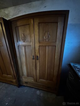 Staré skrine drevené stolik - 2