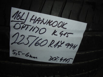 Hankook Optimo 225/60 R17 č.16L - 2