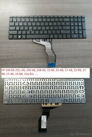 Klavesnice HP 250 G6 255// 450 455 G0 G1 G2// 15B 15T 15Z - 2