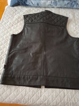 Kožená vesta na motorku TXR Sniper. 2xl. - 2
