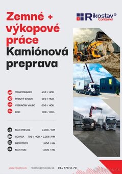 Zemné a výkopové práce - 2