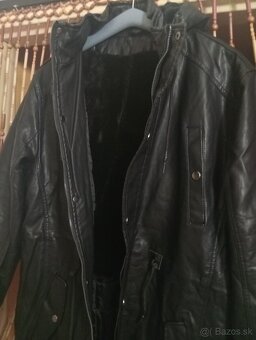 Krásna pánska kož.bunda s kožušinou..- ZIMNÁ - 2