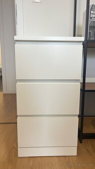 Ikea Malm komoda s 3 zásuvkami - 2