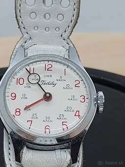Predám funkčné detské mechanické hodinky TEDDY Uhr - 2