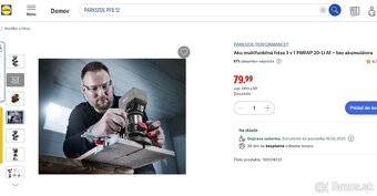 PARKSIDE PERFORMANCE® Aku multi fréza 3 v 1 PMFAP 20-Li A1 - 2