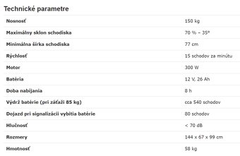 Pásový schodolez LG2004 - 2