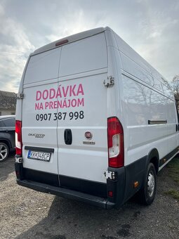 Prenájom dodávky - 2