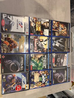 PLAYSTATION 2 HRY – BALÍK – 50 € - 2