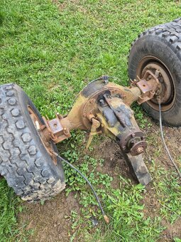 Multicar M25 zadná naprava s uzavierkou - 2