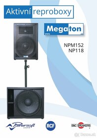 Mix pult QU 32 + Megaton NPM 152 + Megaton NP 118 - 2