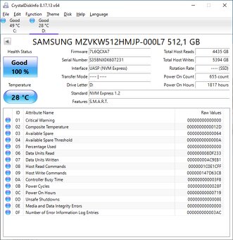 SSD 512GB M.2 NvME Samsung MZ-VKW5120 Hard disk - 2