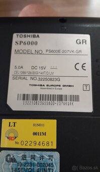 TOSHIBA SP 6000 - 2