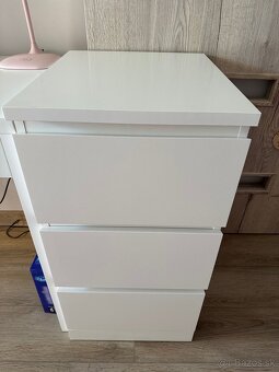 Komoda s 3 zásuvkami MALM Ikea - 2