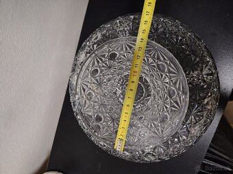 Sklenená nádoba na občerstvenie,oriešky a podobne - 2