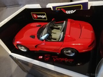 1:18 DODGE Viper RT10 1992 Bburago krabica+katalog - 2