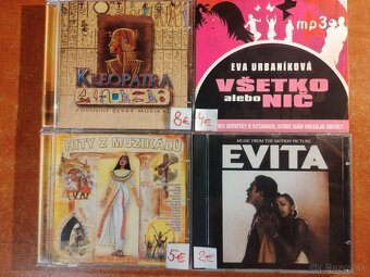 CD MUZIKÁLY A SOUNDTRACKY,, SK/CZ - 2