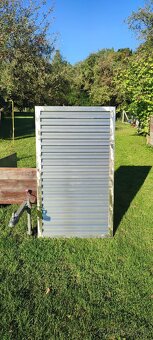 Nerezová,antikorové lamelová branka - 2