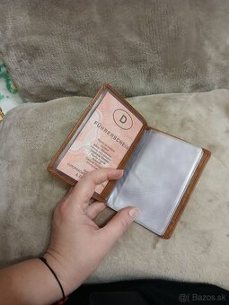 Puzdro na doklady- pravá koža - 2