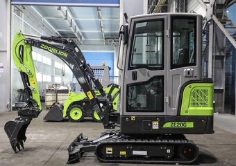 Pásové minirýpadlo - 2