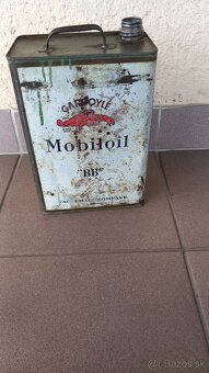 Plechovka Mobiloil - 2