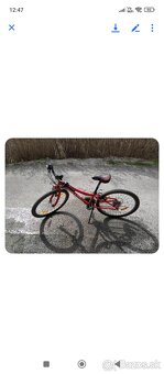 Červený horský bicykel - 2