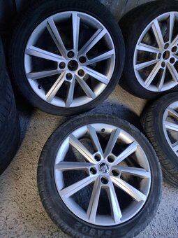 4ks alu disky orig. Škoda 5x112 R17 - 2