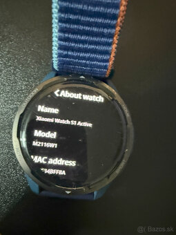 Chytré hodinky Xiaomi Watch S1 Active - modré - 2
