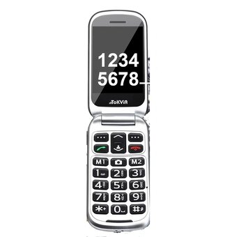 Mobilný telefón TOKVIA T201 – vyklápací mobil / v záruke - 2