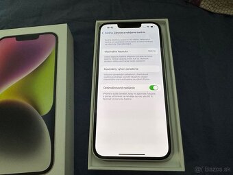 ✅ ako Nový iPhone 14 White 100% Zdravie Batérie TOP STAV - 2
