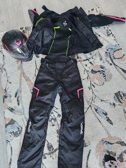 Moto oblečenie,XS s chráničmi - 2