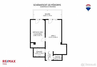 NA PREDAJ Slnečný 2-izbák s veľkým balkónom v Jarabinkách - 2