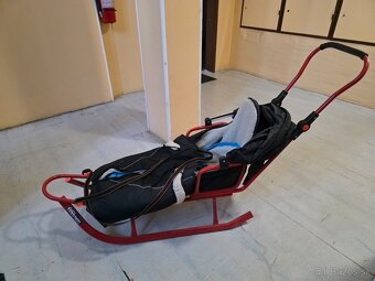 Kovové sánky s rúčkou - 2