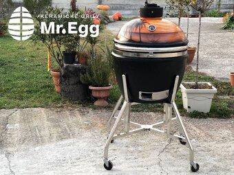 NOVÝ - Keramický grill Mr. Egg - Palmy - 18" a 20" - 2