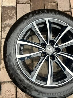 Predám ALU disky R17 + letné pneu Continental - 2