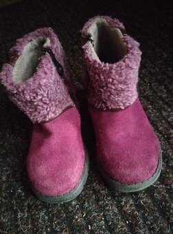 Semišové čižmy 22 - 2